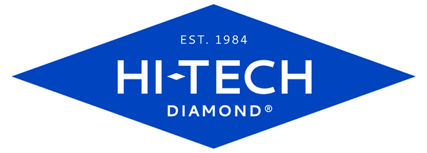 Hi-Tech Diamond blue diamond logo with white EST. 1984 / HI-TECH DIAMOND wordmark from the official shop.